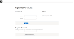 Desktop Screenshot of dayemi.net