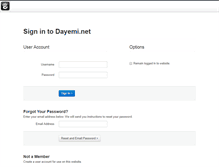 Tablet Screenshot of dayemi.net